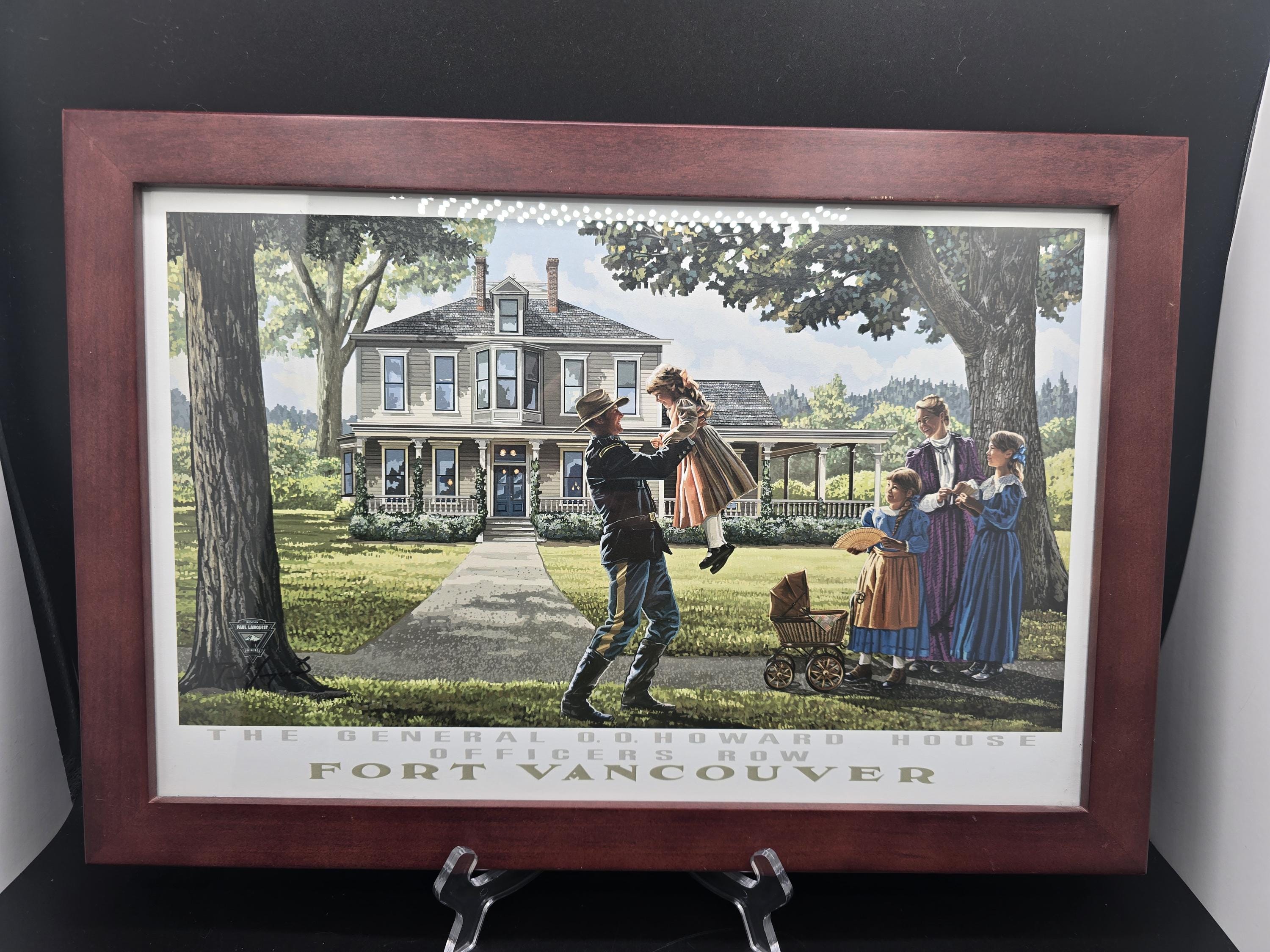 額入りハワード・ハウス・アートプリント：ポール・A・ランクイスト