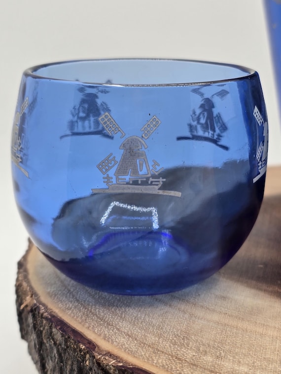 ヴィンテージバーセット - 1930年代 ヘーゼルアトラス コバルトブルー