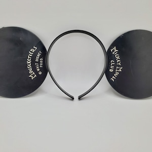 Vintage Disney Snap-On Mouseketeer Ears - 1955 Mickey Mouse Club Collectable
