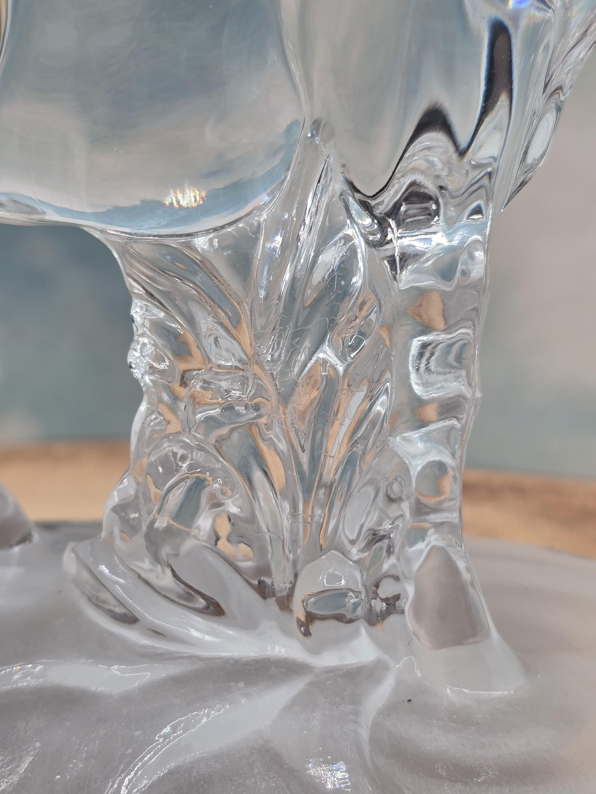 Vintage RCR Royal Crystal Rock Moose Figurine – Italian 24% Lead