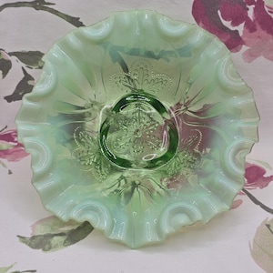 【希少品】　ジェファーソングラス　キャンディー　ボウル　ヴィンテージ　USA Jefferson Glass - Etsy