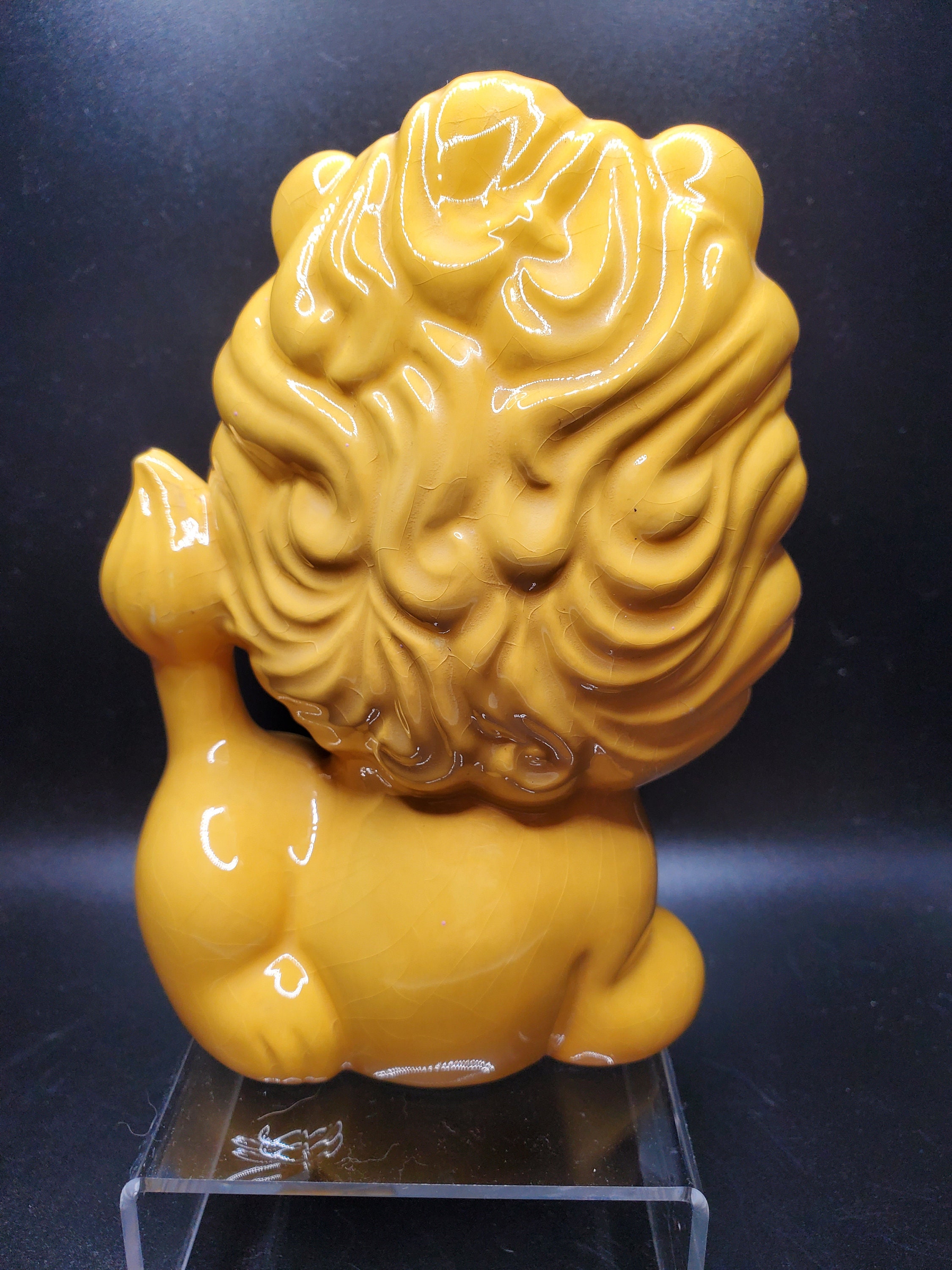 ヴィンテージ メキシコ 陶器 置物 ライオン ヴィンテージ メキシコ