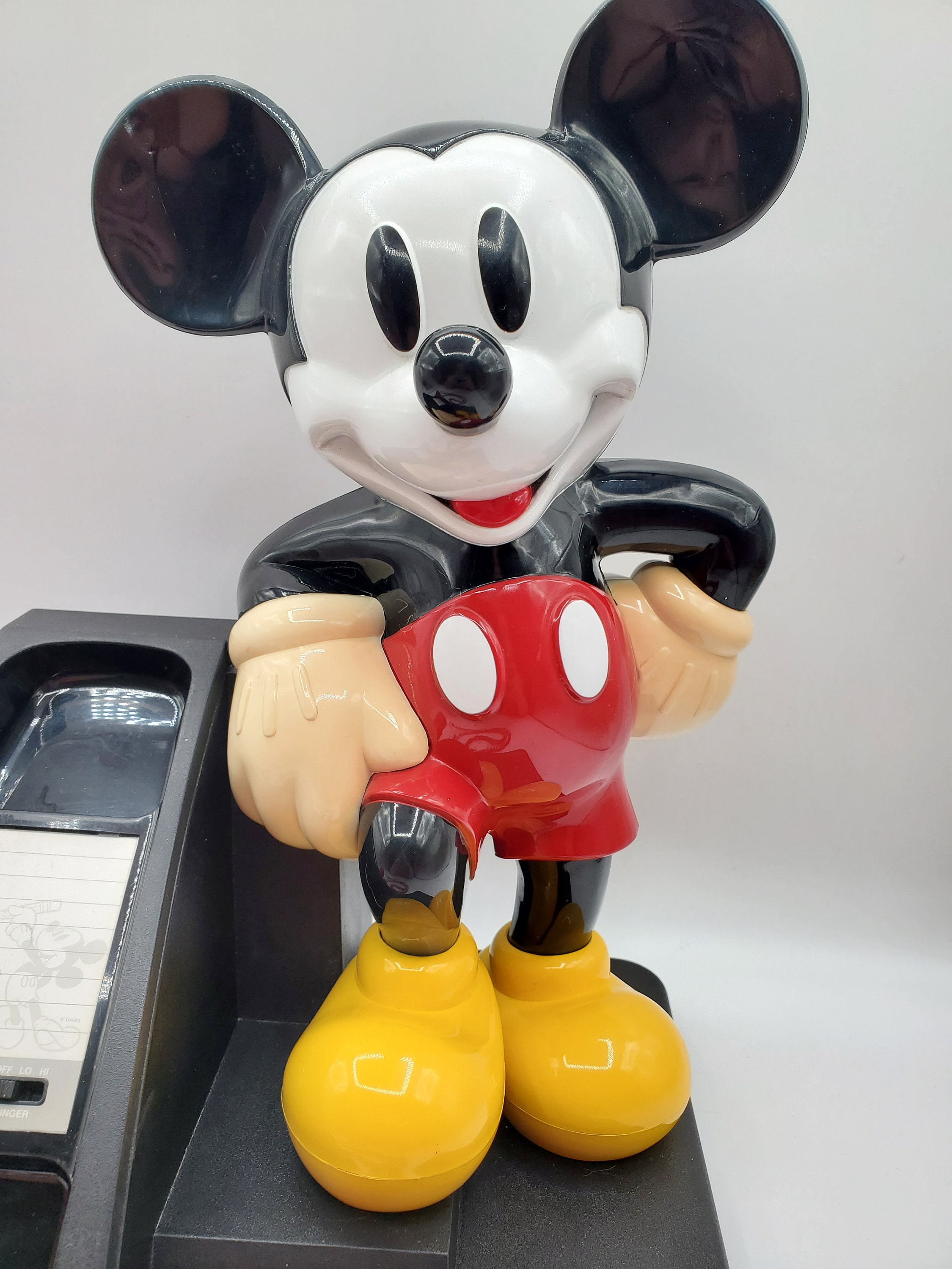 1990年代のヴィンテージディズニーミッキーマウス有線固定電話タッチ