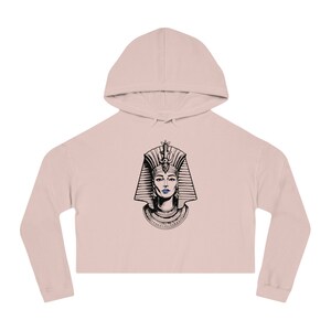 Women Crop Hoodie | Queen Hoodie | Pharaoh Hoodie | Womens Cropped Hoodie | Queen Cropped Hoodie | Female Pharaoh | Egyptian Queen