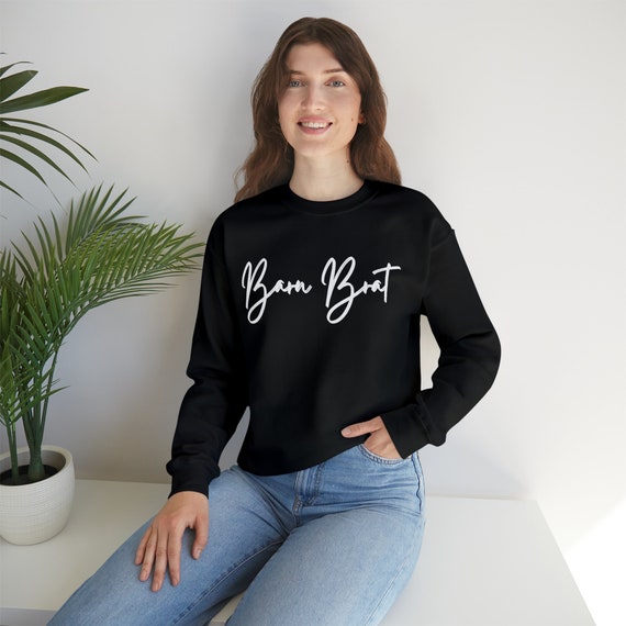Cozy Apparel for Horse Enthusiasts barn Brat. Equestrian Pride Crewneck Sweatshirt Etsy