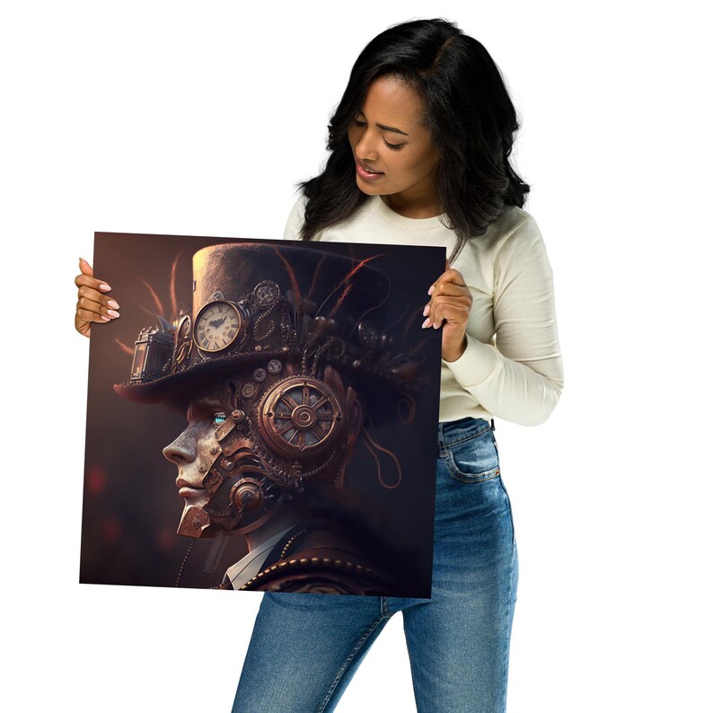 Blue Eyed Clockwork ~digital Downalod~ Steampunk Profile, One of a Kind ...
