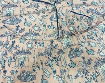 Roller Rabbit party toile pajamas