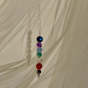 Beaded Spiral Necklace - handmade, necklace, women’s necklace, gift for women, Beaded jewelry, Jewelry, gift for her, gift for him, unisex