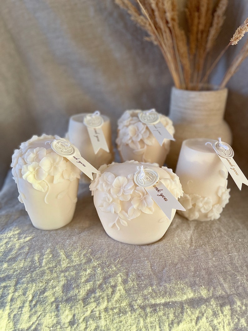 Aesthetic Home Decor, Custom Home Decor, 3D Rattan Flower Candle