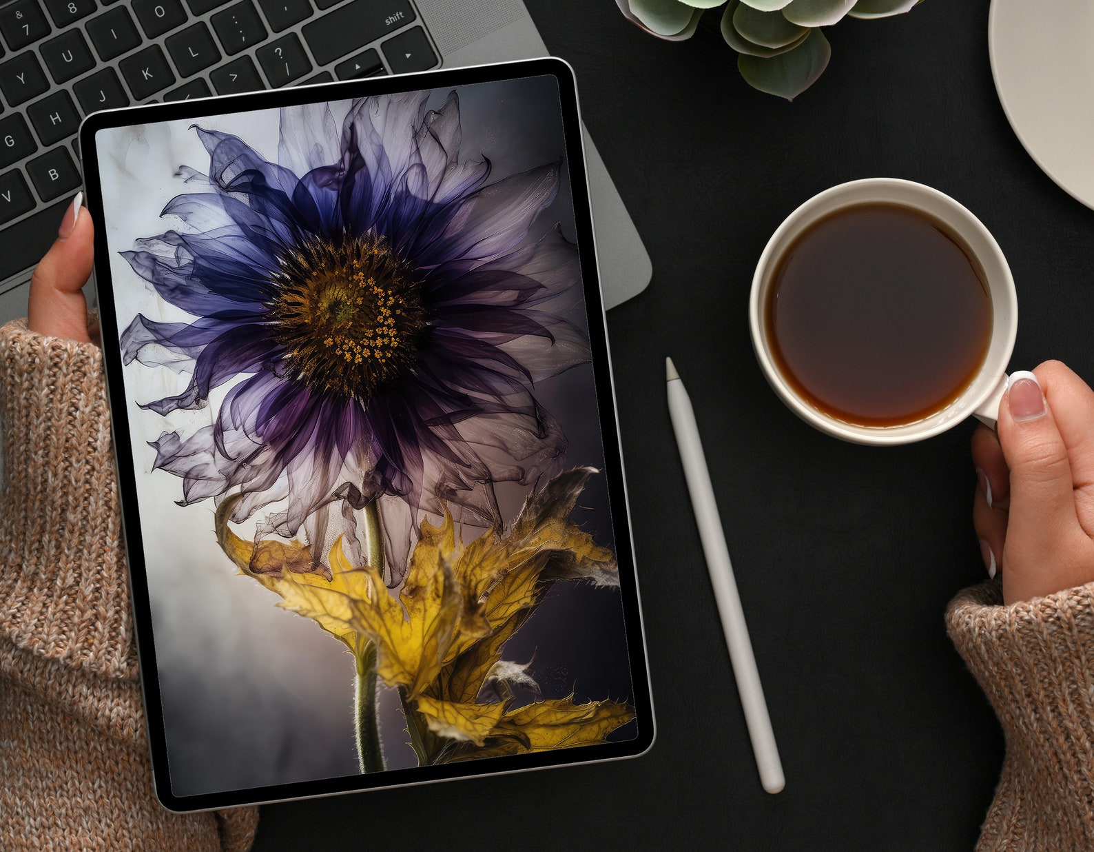 Sunflower Transparent Art Printable Blossom Wall Art Two - Etsy