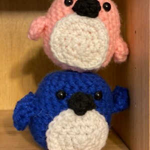 Mini Crochet Penguin *customizable*