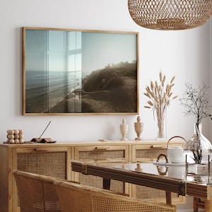 Malibu California Coastal print, framed wall art, home decor, ocean views, color photography, printable wall art, digital download.