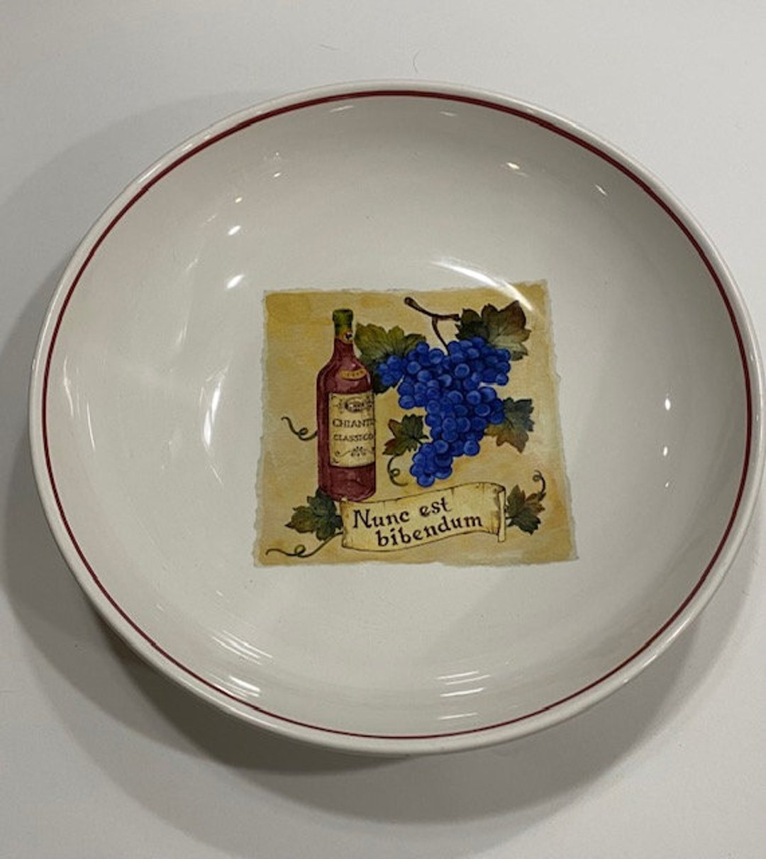 Large Pasta Bowl Made in Portugal Etsy