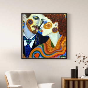AI Generated Art l  Digital Download Art l Klimt Inspired Artwork