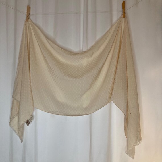 Vintage 1970s Gucci Small GG Monogram Cream Jacqu… - image 11