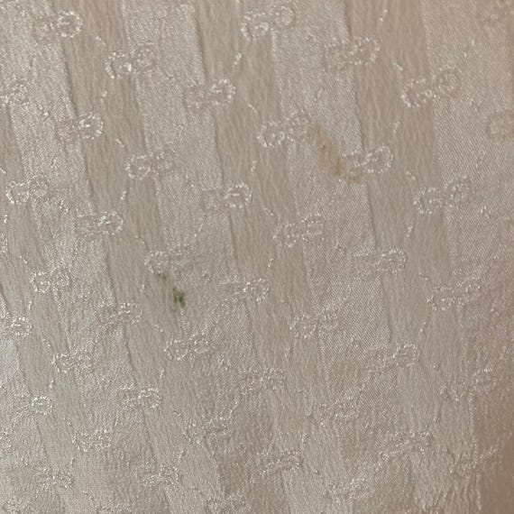 Vintage 1970s Gucci Small GG Monogram Cream Jacqu… - image 9