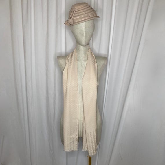 Vintage 1970s Gucci Small GG Monogram Cream Jacqu… - image 3