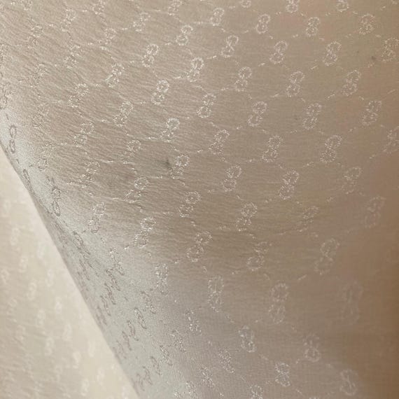 Vintage 1970s Gucci Small GG Monogram Cream Jacqu… - image 10