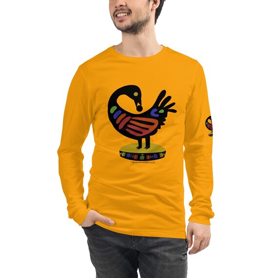 Sankofa Bird Graphic Design Unisex Long-sleeve and Short-sleeve T-shirt,  Akan Ghana Tribal Symbol Tee, African Art, Sankofa Bird Unisex Tees - Etsy