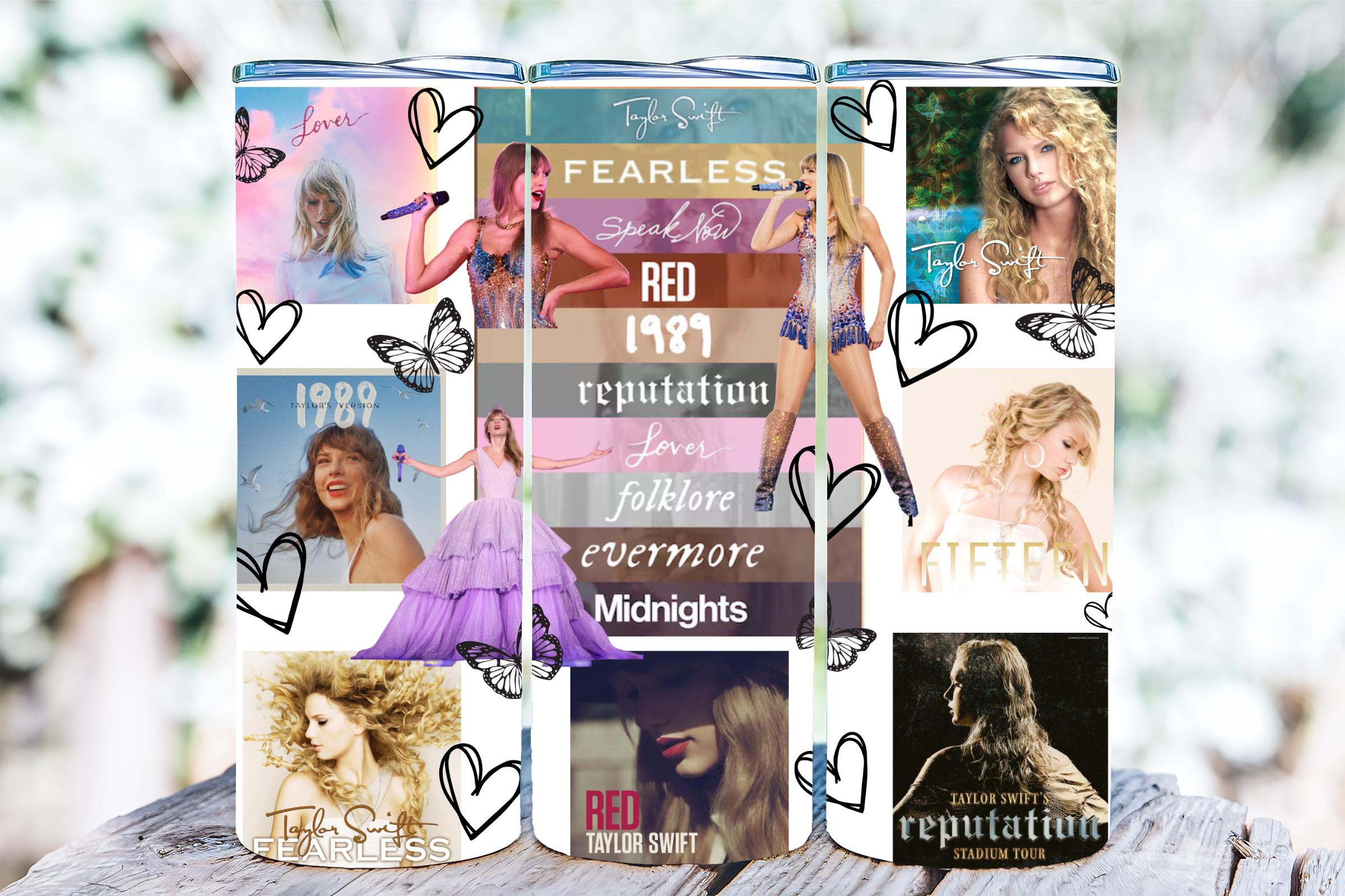 Discover T.S 20oz Skinny Tumbler, Swift Merch