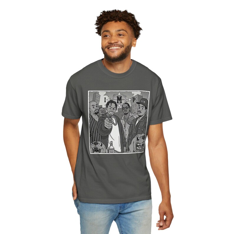 Cougnut - I.M.P - Fog City Animations - Bay Area Rap - Music - SF Bay - ILL Manner Player - Cartoon - Unisex -T-shirt image 7