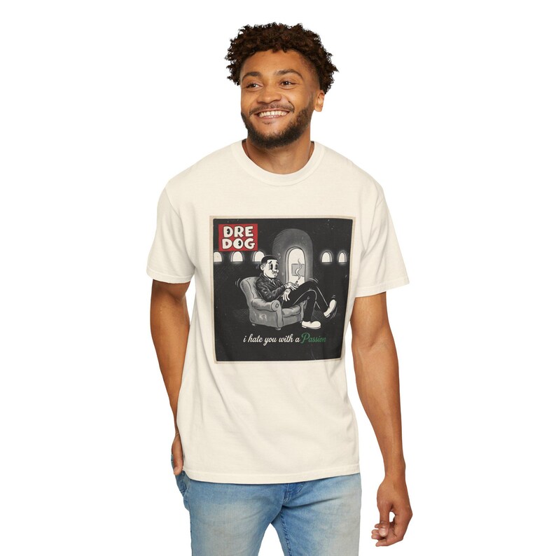 Dre Hund - I Hate You With A Passion - Fog City Animations - Bay Area Rap - Musik - SF Bay - Andre Nickatina - Cartoon - Unisex -T-Shirt Bild 3