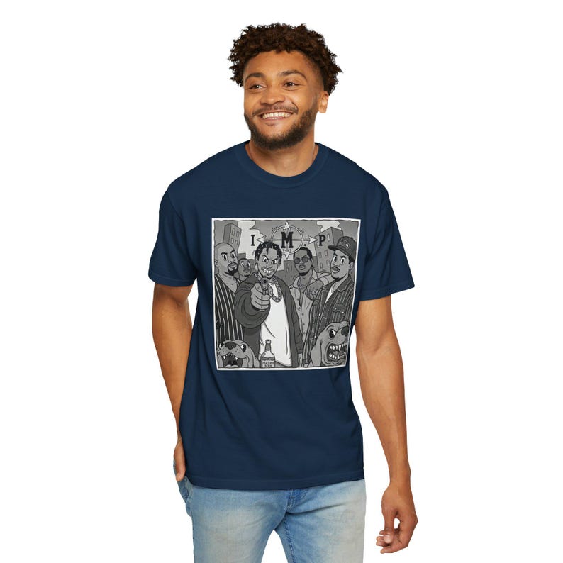 Cougnut - I.M.P - Fog City Animations - Bay Area Rap - Music - SF Bay - ILL Manner Player - Cartoon - Unisex -T-shirt image 13