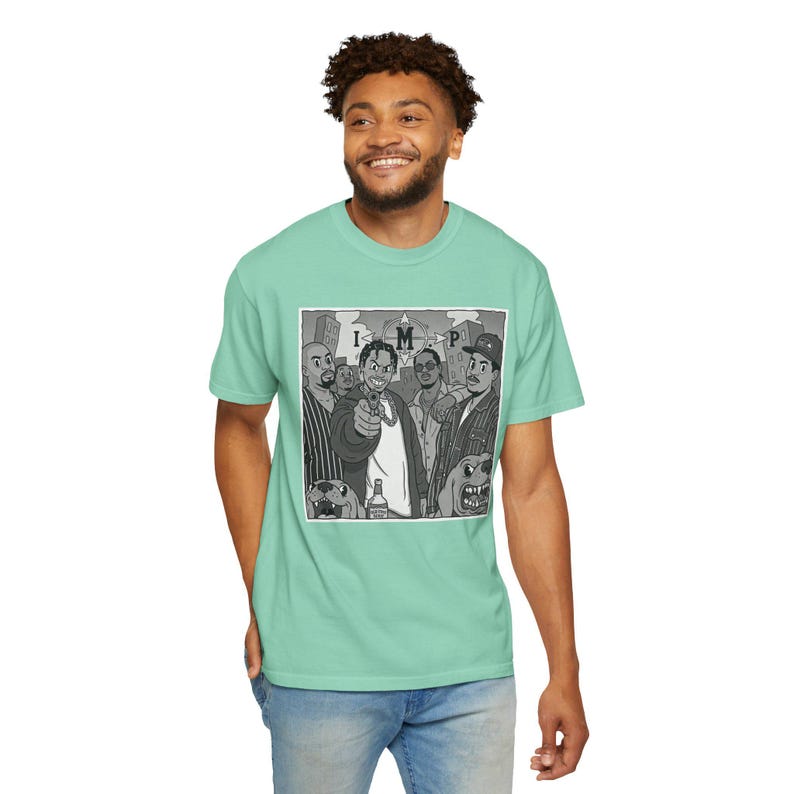 Cougnut - I.M.P - Fog City Animations - Bay Area Rap - Music - SF Bay - ILL Manner Player - Cartoon - Unisex -T-shirt image 11
