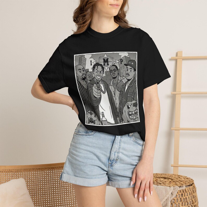Cougnut - I.M.P - Fog City Animations - Bay Area Rap - Music - SF Bay - ILL Manner Player - Cartoon - Unisex -T-shirt image 20