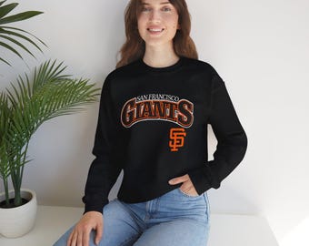 San Francisco Baseball - Vintage 80s logo - Baseball - Sports - Unisex Heavy Blend™ Crewneck Sweatshirt