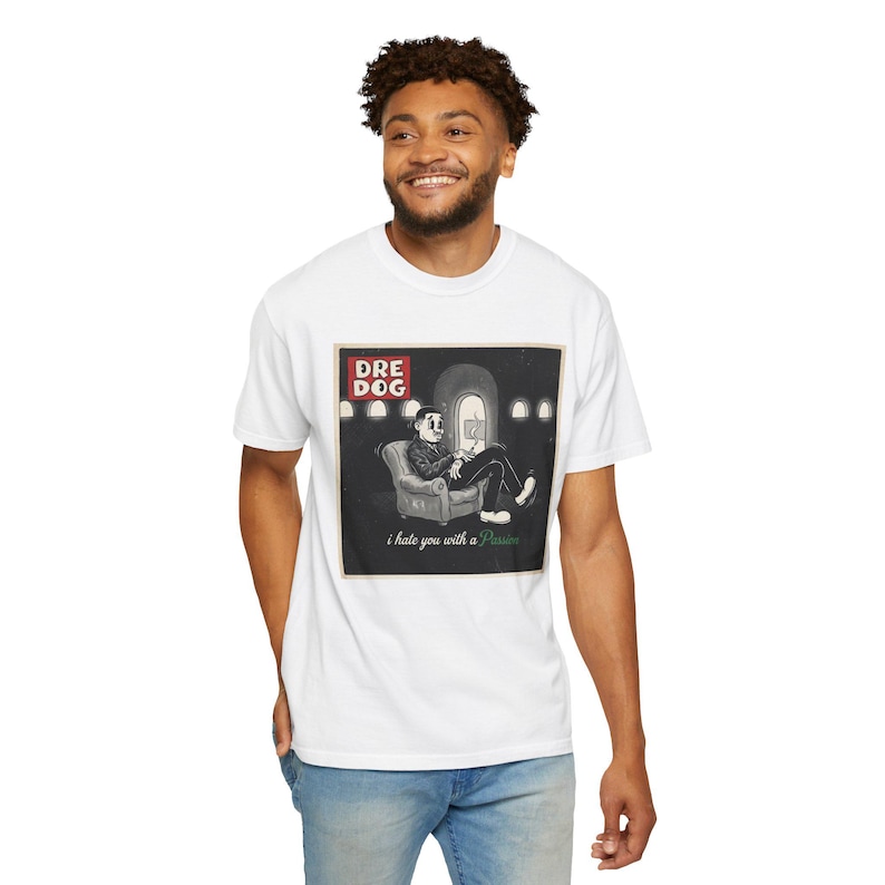 Dre Hund - I Hate You With A Passion - Fog City Animations - Bay Area Rap - Musik - SF Bay - Andre Nickatina - Cartoon - Unisex -T-Shirt Bild 2