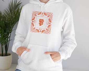 San Francisco Baseball - Vintage - Baseball - Sports - Unisex Heavy Blend™ Hooded Sweatshirt