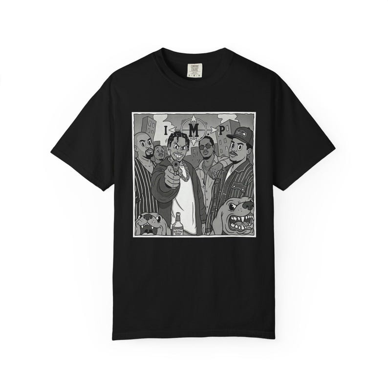 Cougnut - I.M.P - Fog City Animations - Bay Area Rap - Music - SF Bay - ILL Manner Player - Cartoon - Unisex -T-shirt image 18