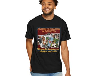 Andre Nickatina - Equipto - Fog City Animations - Bay Area Rap - Music - SF Bay - Andre Nickatina - Cartoon - Unisex -T-shirt