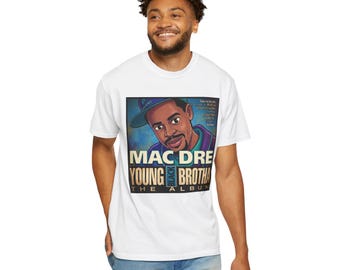 Mac Dre - Young Black Brotha - Fog City Animations - Bay Area Rap - Music - SF Bay - Underground - Vallejo - Cartoon - Unisex -T-shirt