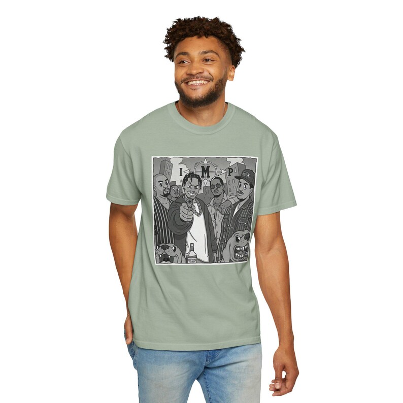 Cougnut - I.M.P - Fog City Animations - Bay Area Rap - Music - SF Bay - ILL Manner Player - Cartoon - Unisex -T-shirt image 10