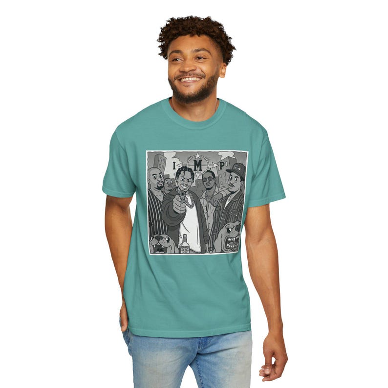 Cougnut - I.M.P - Fog City Animations - Bay Area Rap - Music - SF Bay - ILL Manner Player - Cartoon - Unisex -T-shirt image 12