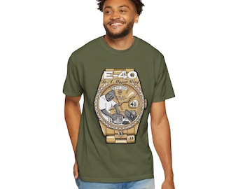 E-40 - In A Major Way - Fog City Animations - Bay Area Rap - Music - SF Bay - Underground - Vallejo - Cartoon - Vintage - Unisex -T-shirt