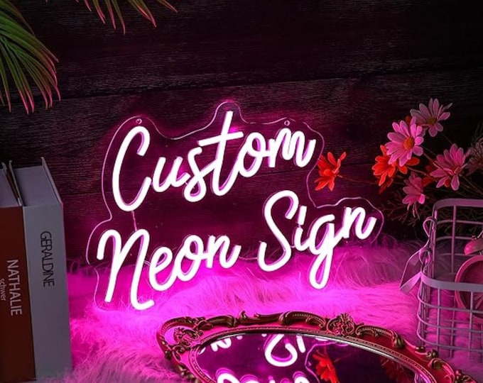 Custom Neon Name Sign| Kids Room Neon Signs| Customized Neon Sign for Birthday| Personalized Neon Sign| Customized Neon Signs for Home Decor