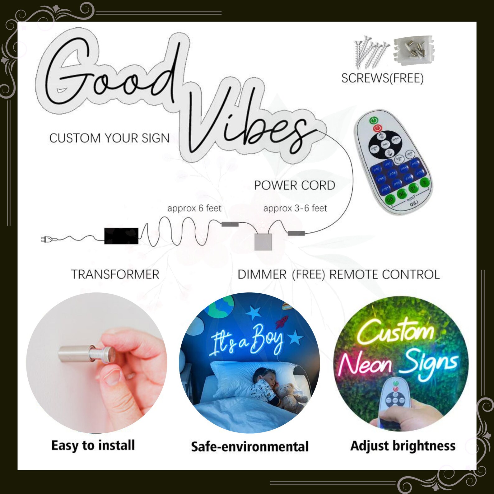 Neon Sign Custom Neon Sign Personalized Gifts Wedding Signs Name Signs