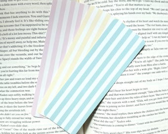 Pastel Striped Bookmarks, Striped Bookmarks, Pastel Bookmarks, Summer Stripes, Reader Gift