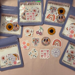 Mini Sticker Pack, Mini Stickers, Filler Stickers, Mini Stickers for ...