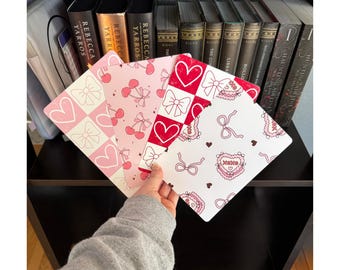 Bow and Heart Kindle Inserts, Valentines Day Kindle Inserts, Kindle Paperwhite, Boox Insert, Kindle Colorsoft, Bow Kindle Insert, Boox