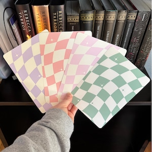 Colorful Checkered Kindle Insert, Kindle Insert for clear case, Kindle Insert, Checkered Kindle Inserts, Kindle Colorsoft, Boox Insert, Boox