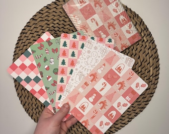 Christmas Patterns Kindle Inserts, Kindle insert for Kindle Paperwhite, Kindle Basic, Christmas Kindle Insert, Patterned Kindle Insert, Boox