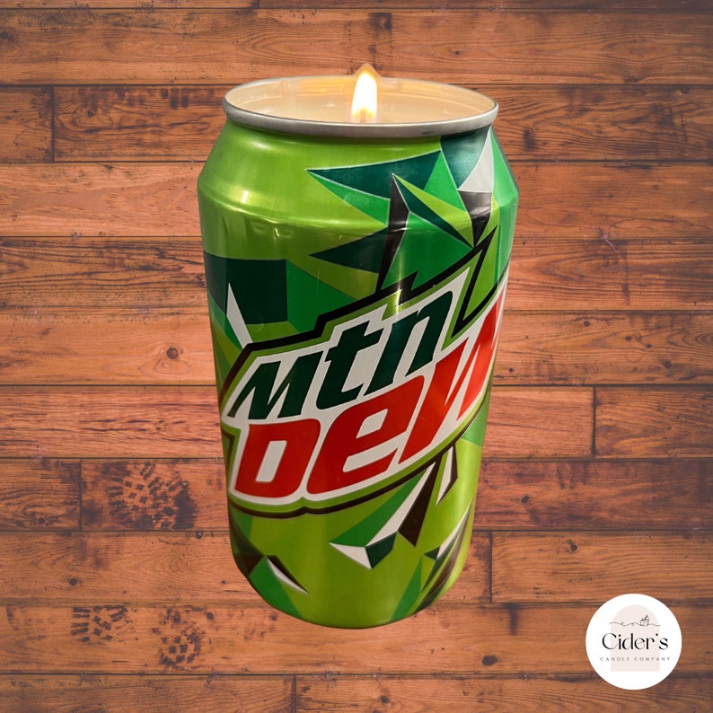 Mountain Dew Candle Can Candle Soda Candle Soy Candle Etsy