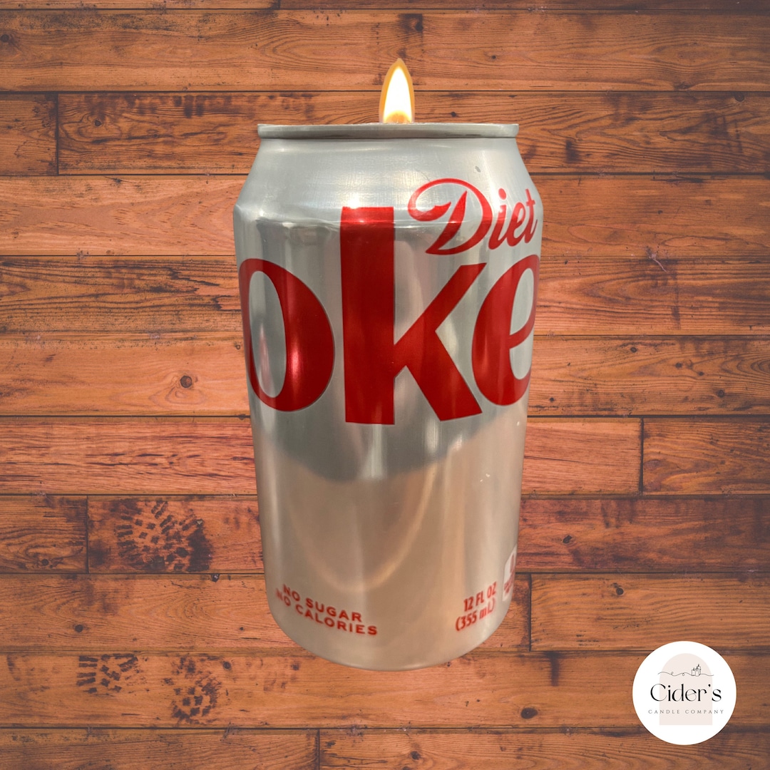 Diet Coke Candle Coca Cola Candle Can Candle Soda Candle Etsy