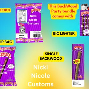 Backwood Gastgeschenk 3er Set(LILA)