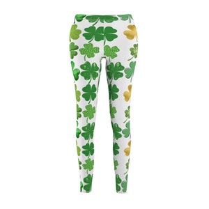 St. Patrick&#39;s Day Shamrock Women&#39;s Casual Leggings
