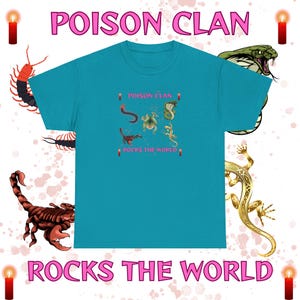 5 Deadly Venoms Poison Clan Unisex Heavy Cotton Tee